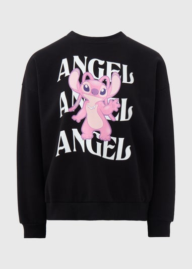 Disney Black Lilo & Stitch Angel Sweatshirt