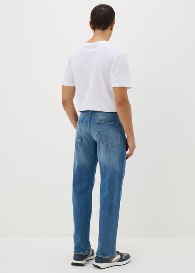 Blue Relaxed Fit Vintage Jeans