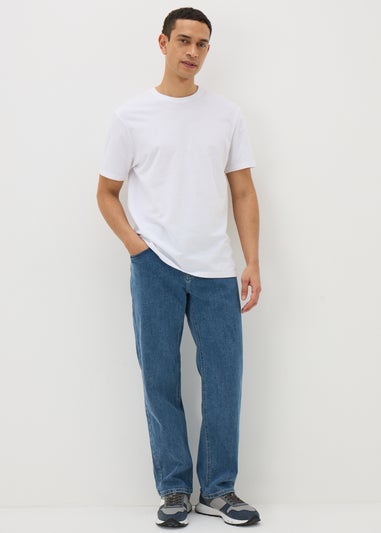 Blue Relaxed Fit Vintage Jeans