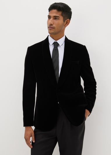 Taylor & Wright Black Velvet Blazer