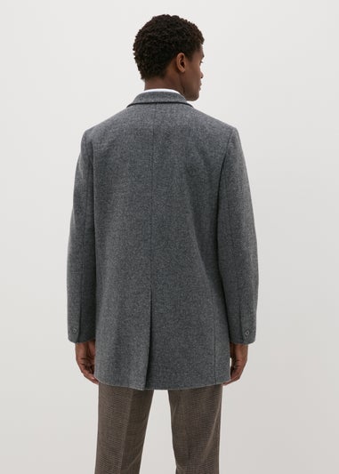 Taylor & Wright Charcoal Smart Overcoat