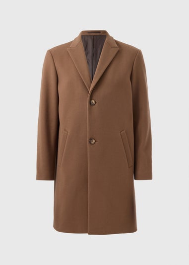 Taylor & Wright Brown Relaxed Overcoat