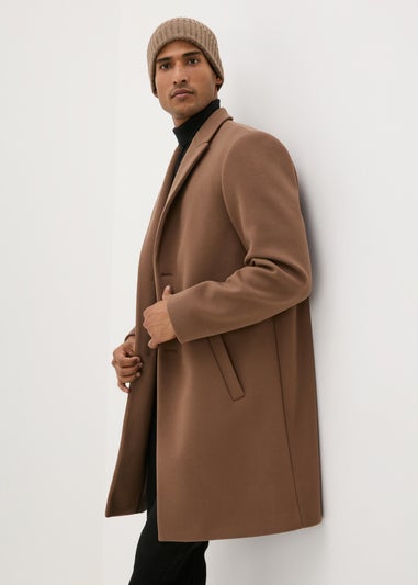 Taylor & Wright Brown Relaxed Overcoat