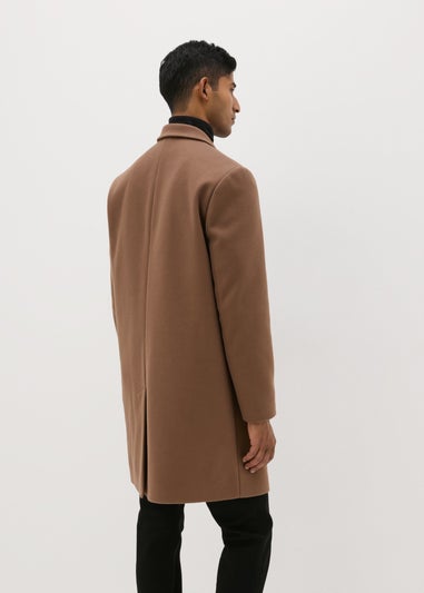 Taylor & Wright Brown Relaxed Overcoat