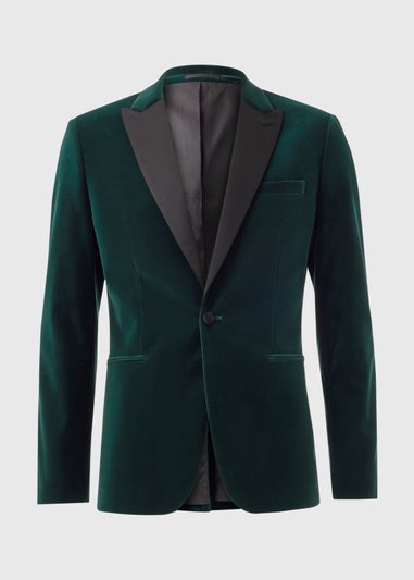 Taylor & Wright Teal Velvet Blazer