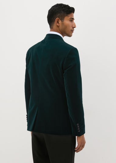 Taylor & Wright Teal Velvet Blazer