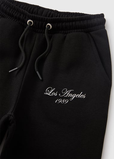 Black Los Angeles Jogging Bottoms (7-15yrs)