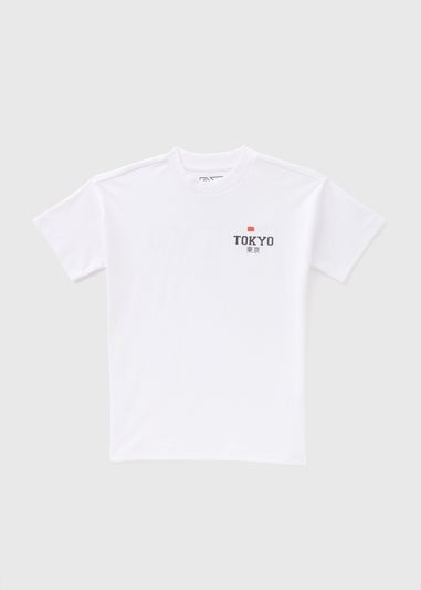 Boys White Tokyo T-Shirt (7-15yrs)