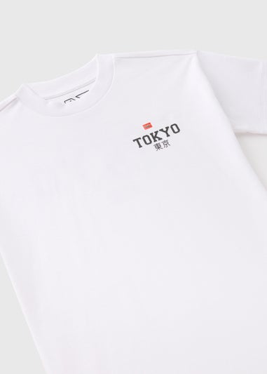 Boys White Tokyo T-Shirt (7-15yrs)