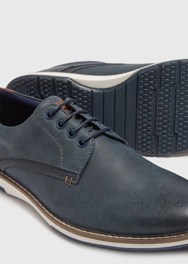 Navy Derby Shoes