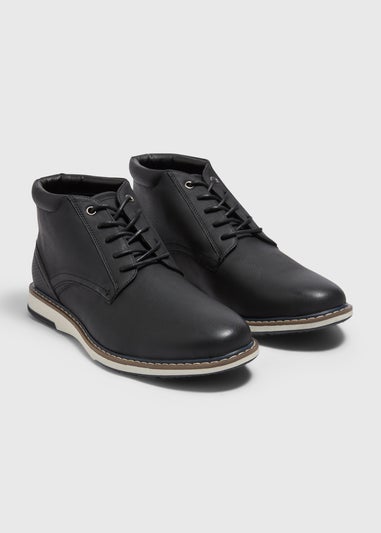 Black Casual Chukka Boots