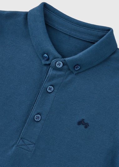 Boys Blue Polo Shirt (1-7yrs)