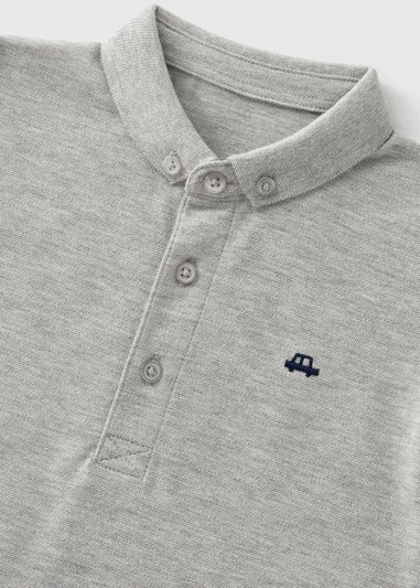 Boys Grey Polo Shirt (1-7yrs)