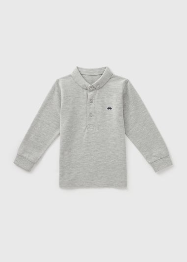 Boys Grey Polo Shirt (1-7yrs)