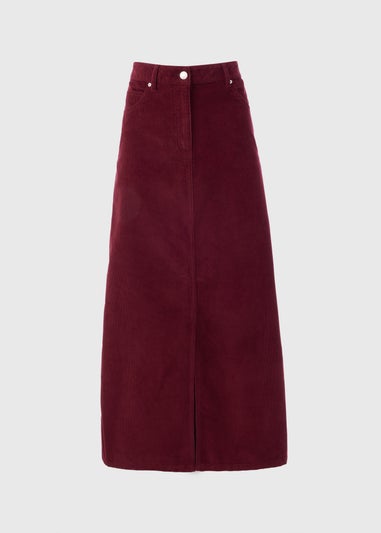 Burgundy Midaxi Skirt