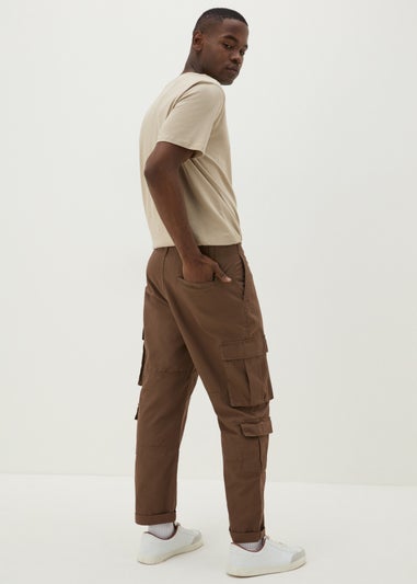 Tan Multi Pocket Cargos