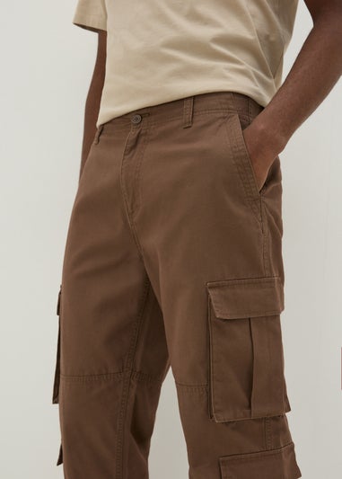 Tan Multi Pocket Cargos