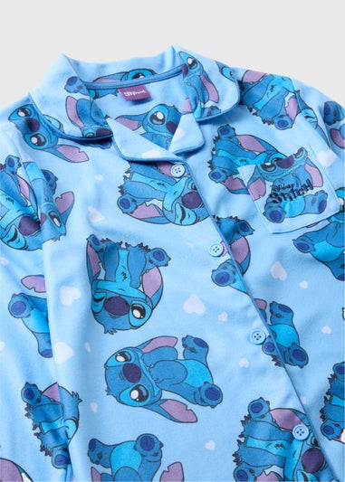 Disney Stitch Girls Blue Shirt Nightie (Younger 4-12yrs)