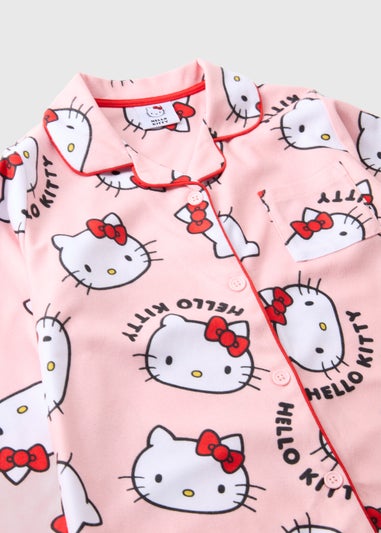 Hello Kitty Girls Pink Shirt Nightie (Younger 4-12yrs)