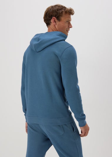 Blue Pull On Hoodie