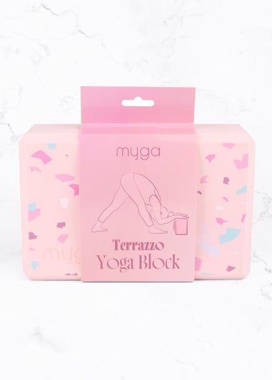 Myga Pink Yoga Block Pair