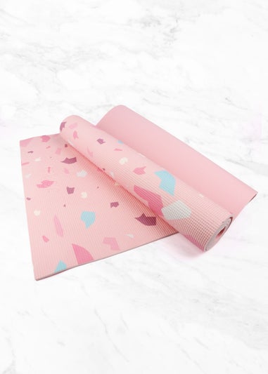 Myga Pink Terrazzo Yoga Set