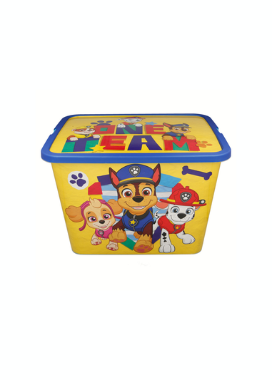 Paw Patrol Yellow Storage Box Set 23L