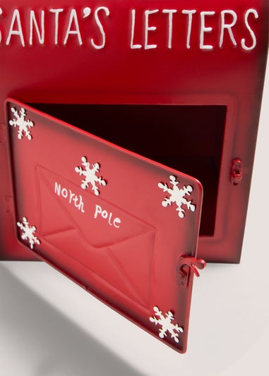 Red Santa Mailbox