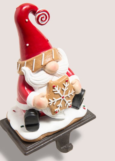 Joyful Gnome Stocking Holder