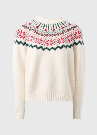 Cream Fairisle Jumper