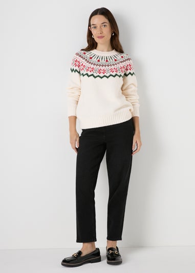 Cream Fairisle Jumper