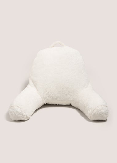 Cream Teddy Cuddle Cushion (70cm x 45cm x 50cm)