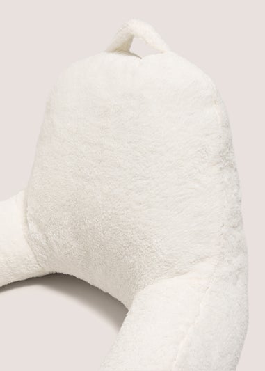 Cream Teddy Cuddle Cushion (70cm x 45cm x 50cm)