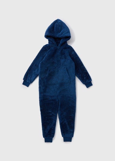 Boys Blue Soft Onesie (1-13yrs)