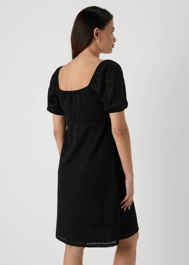 Black Sweetheart Mini Dress
