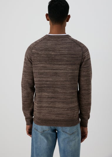 Brown Space Dye Jumper