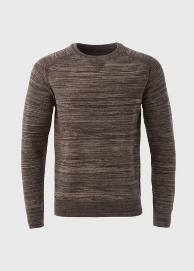 Brown Space Dye Jumper