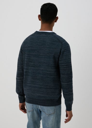 Navy Space Dye Jumper