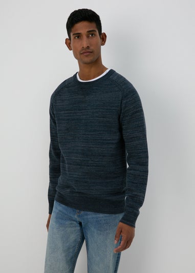 Navy Space Dye Jumper