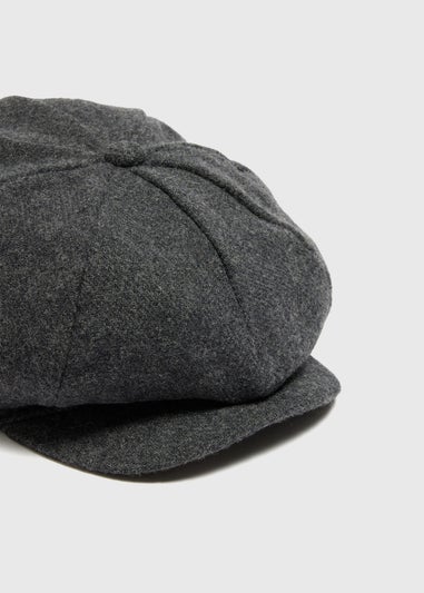 Charcoal Baker Boy Cap