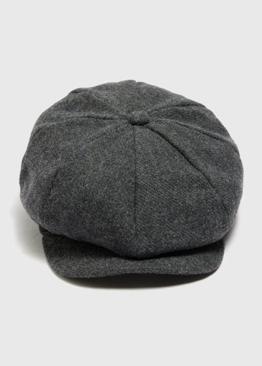 Charcoal Baker Boy Cap