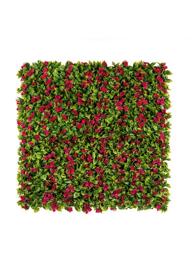 Premier Decorations Bougainvillea Artificial Living Wall Panel (100cm x 100cm)