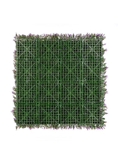 Premier Decorations Lavender Artificial Living Wall Panel (100cm x 100cm)