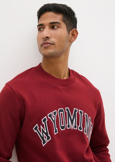 Burgundy Wyoming Sweatshirt