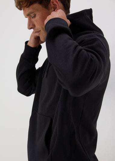 Black Relaxed Fit Hoodie