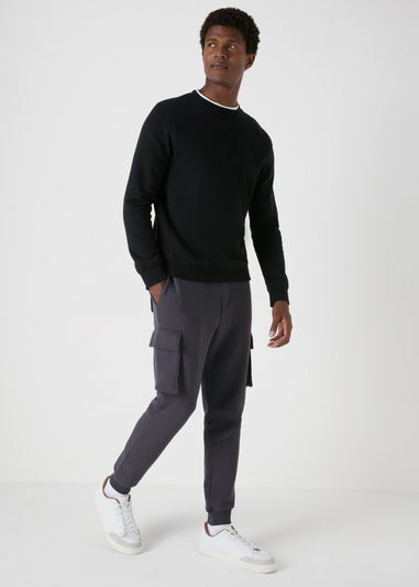 Charcoal Cargo Joggers