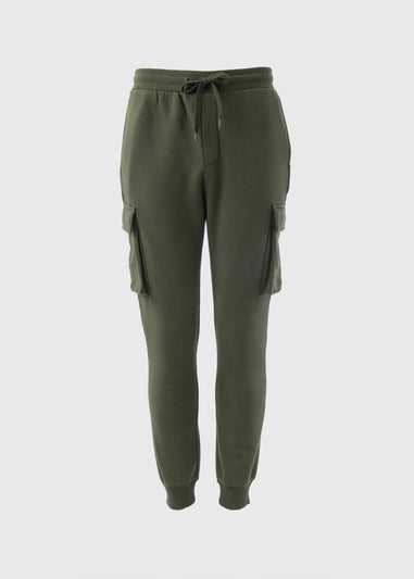 Khaki Cargo Joggers