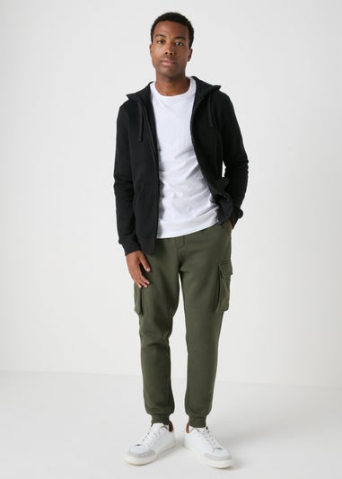 Khaki Cargo Joggers