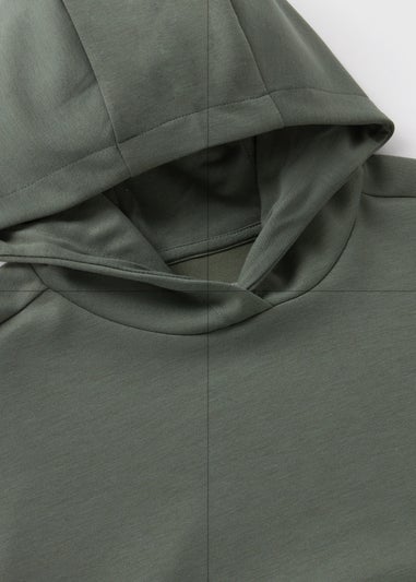 Girls Khaki Modal Hoodie (7-15yrs)