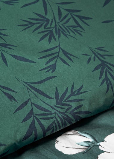 Green Floral Duvet Set